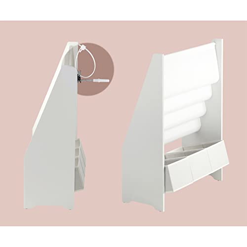 Kids Bookshelf Toy Storage 4 Tier with 3 Drawers