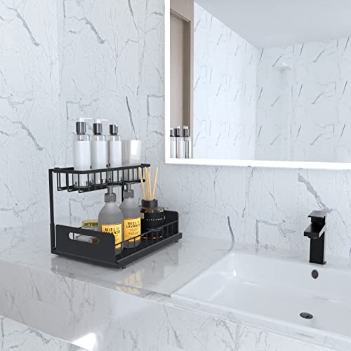 Under Sink Storage & Organisation 2 Tier Cabinet Organiser