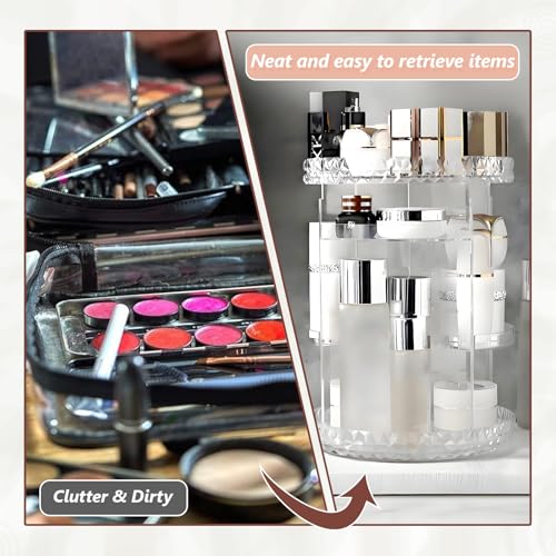 360° Rotating Makeup Organiser