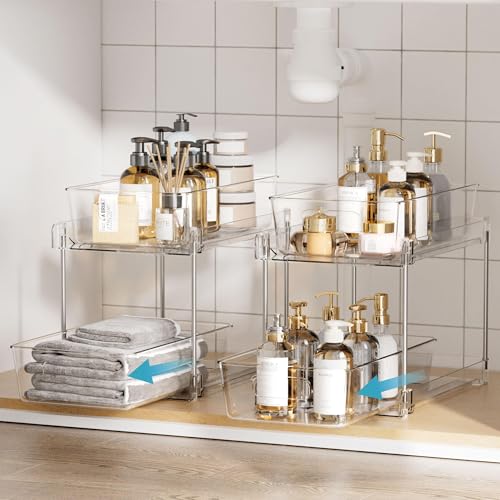 4 Pack Bathroom Organiser