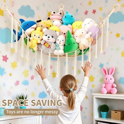 Macrame Toy Storage Net
