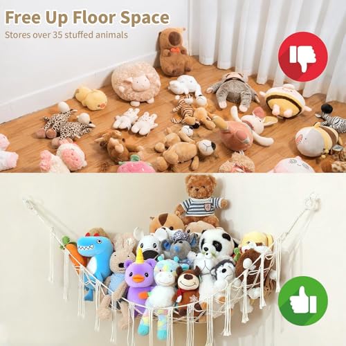 Macrame Toy Storage Net