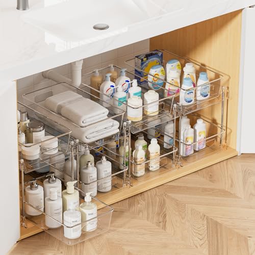 4 Pack Bathroom Organiser