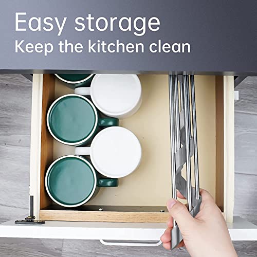 Roll-Up Dish Drying Rack for Sink Corner