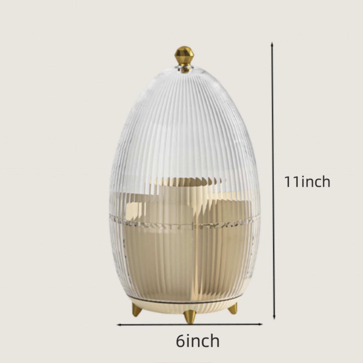 360° Rotating Makeup Brushes & Make Up Organiser