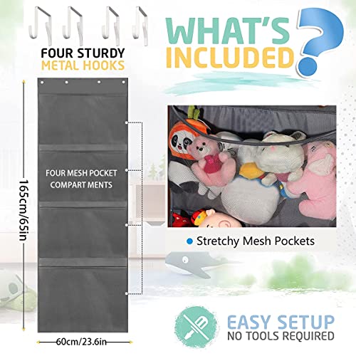 Stuffed Animal Storage Bag Over The Door