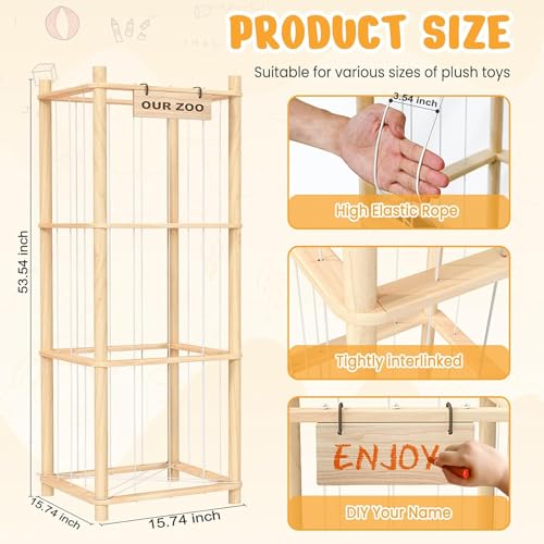 Stuffed Animal Organiser with Elastic Band