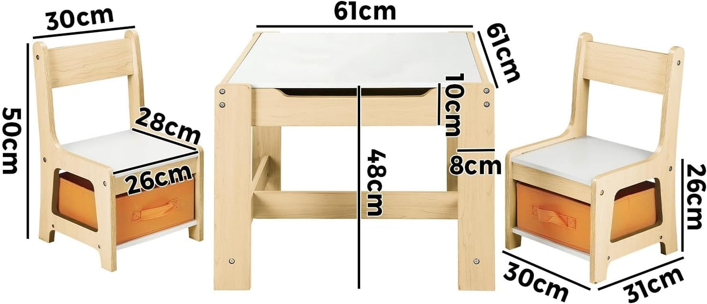 Kids Table With Storage