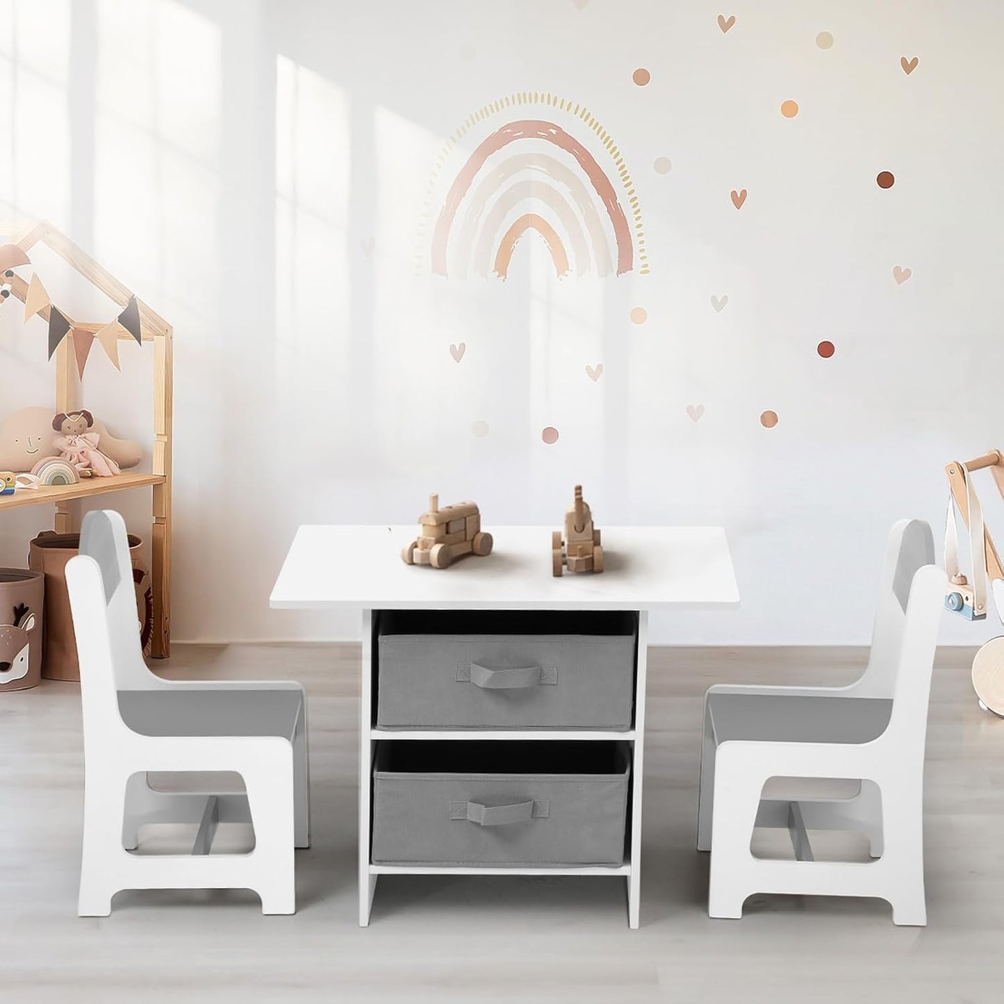 Kids Table With Storage