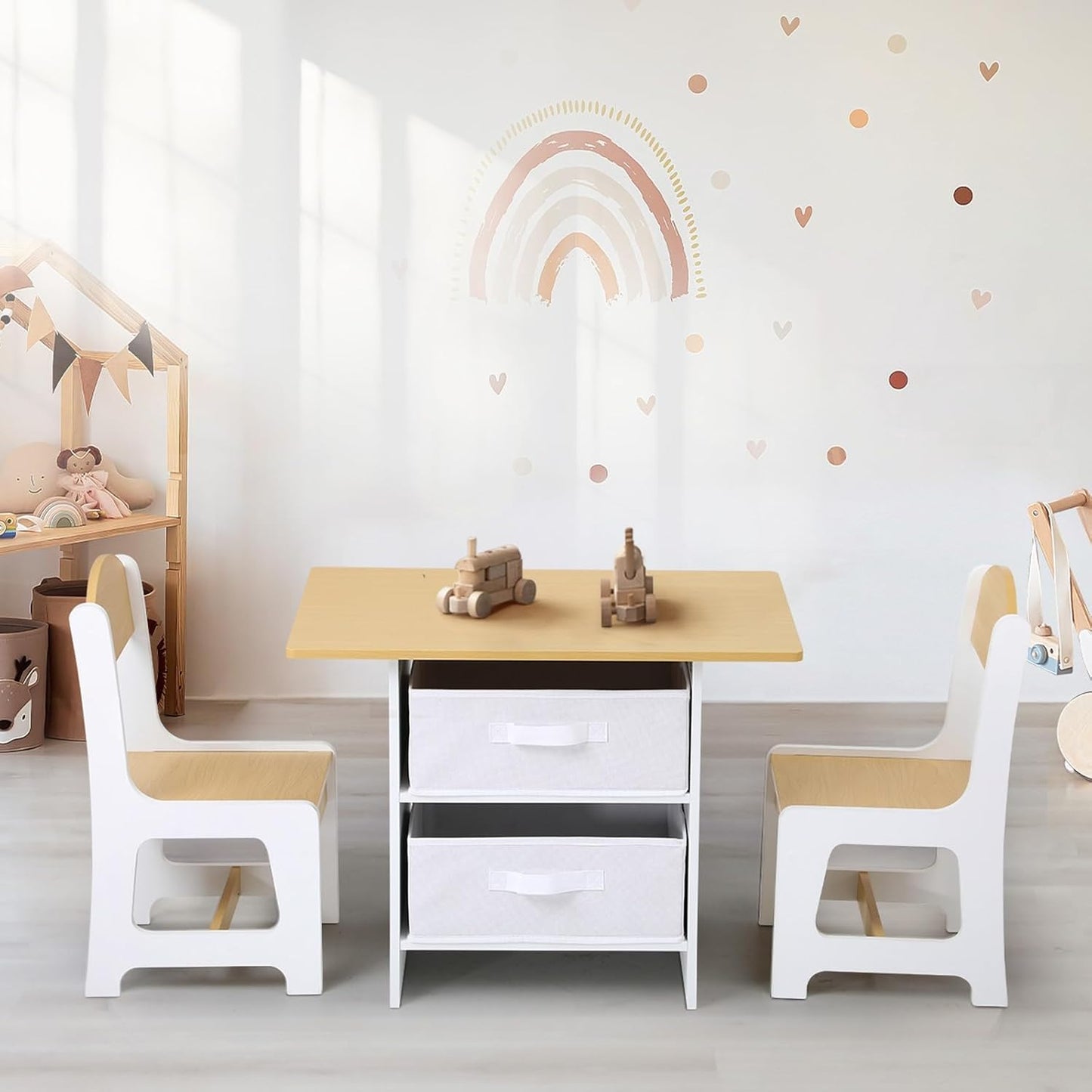 Kids Table With Storage