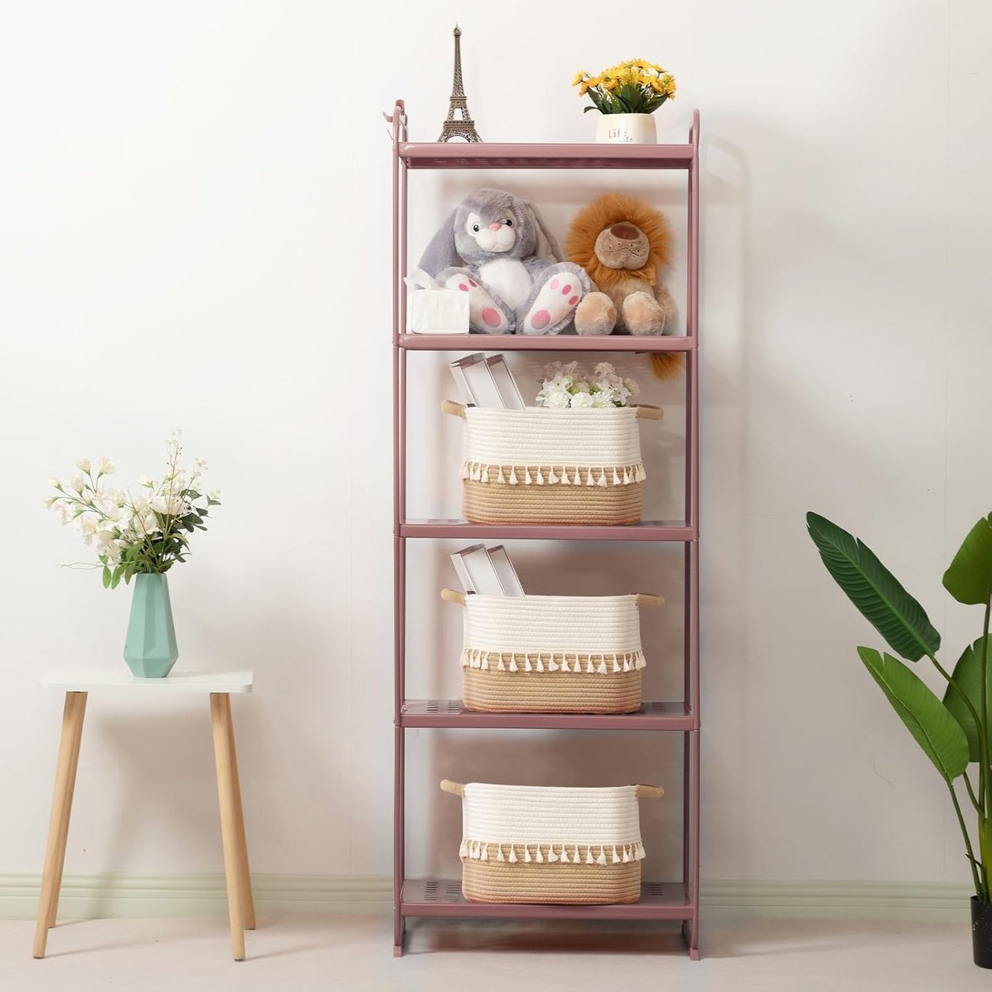 Woven Cotton Rope Storage Basket Set of 3