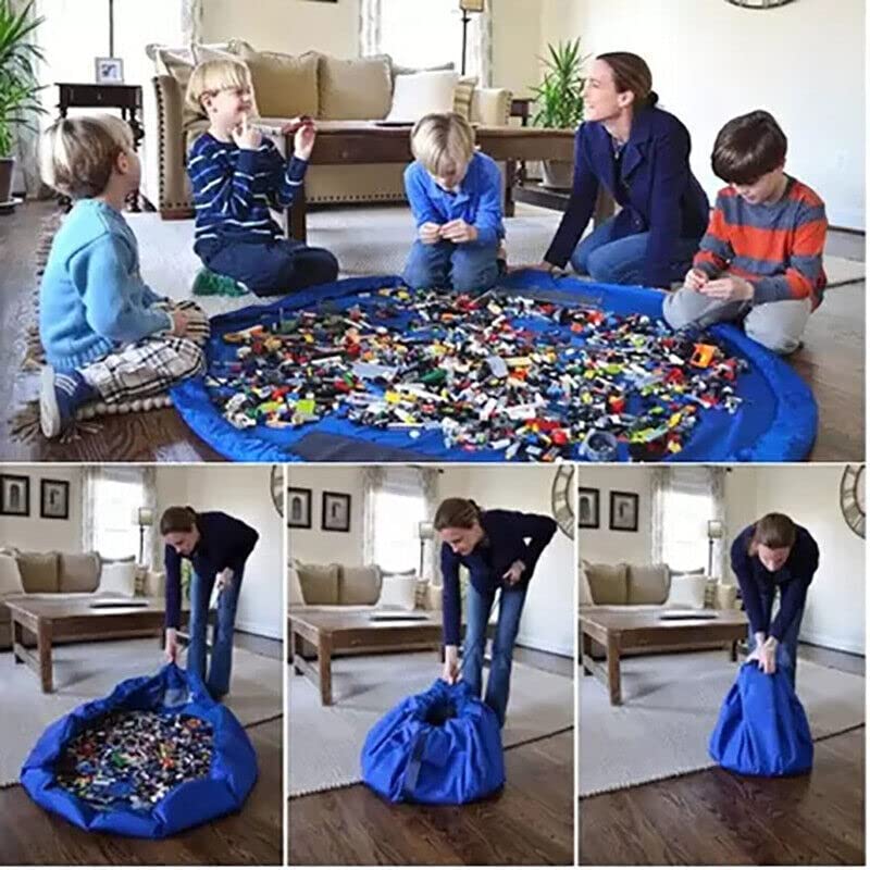 150cm Kids Play Mat Bag Portable Toy Storage