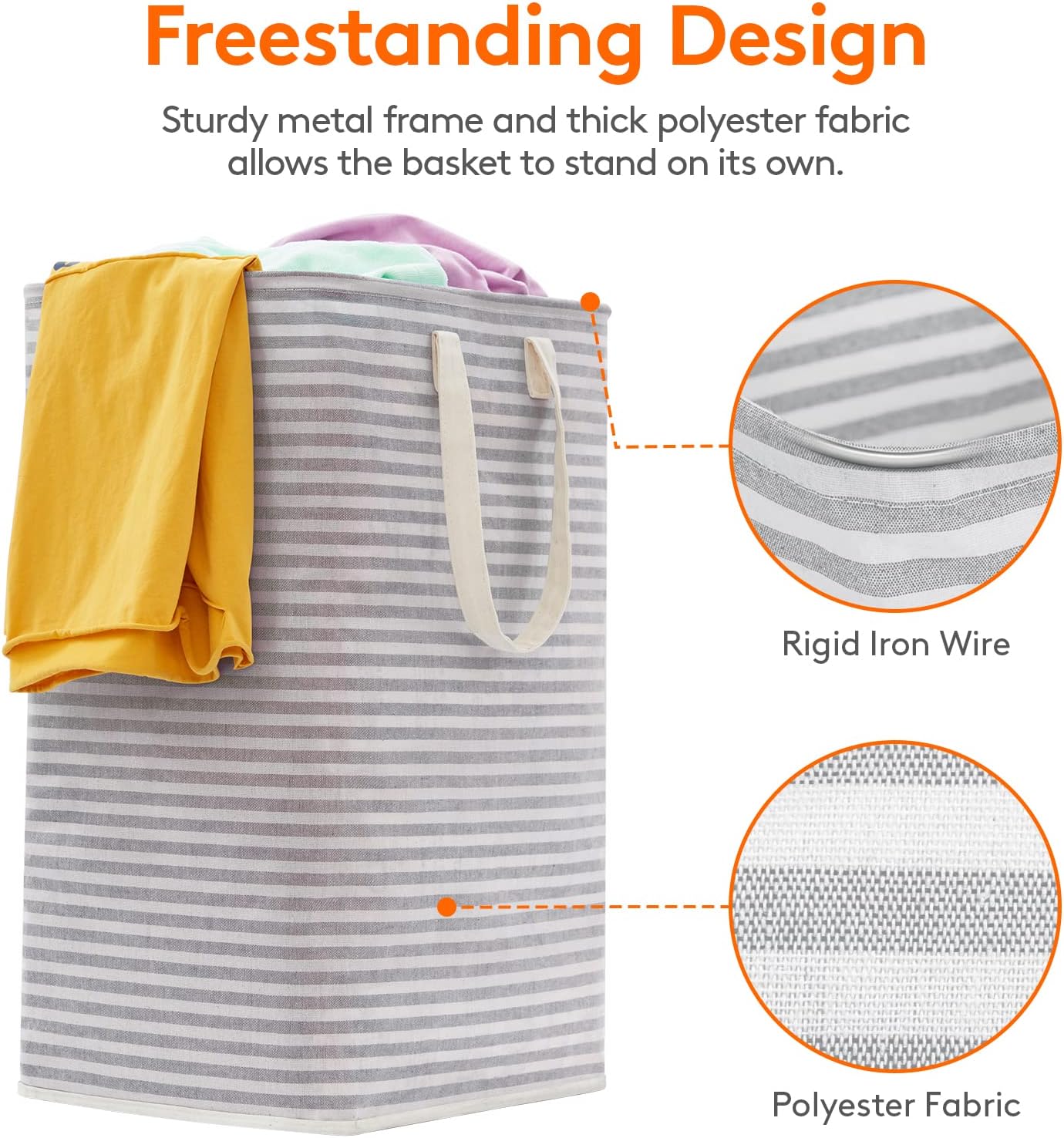 Laundry Hamper Large Collapsible Laundry Baskets