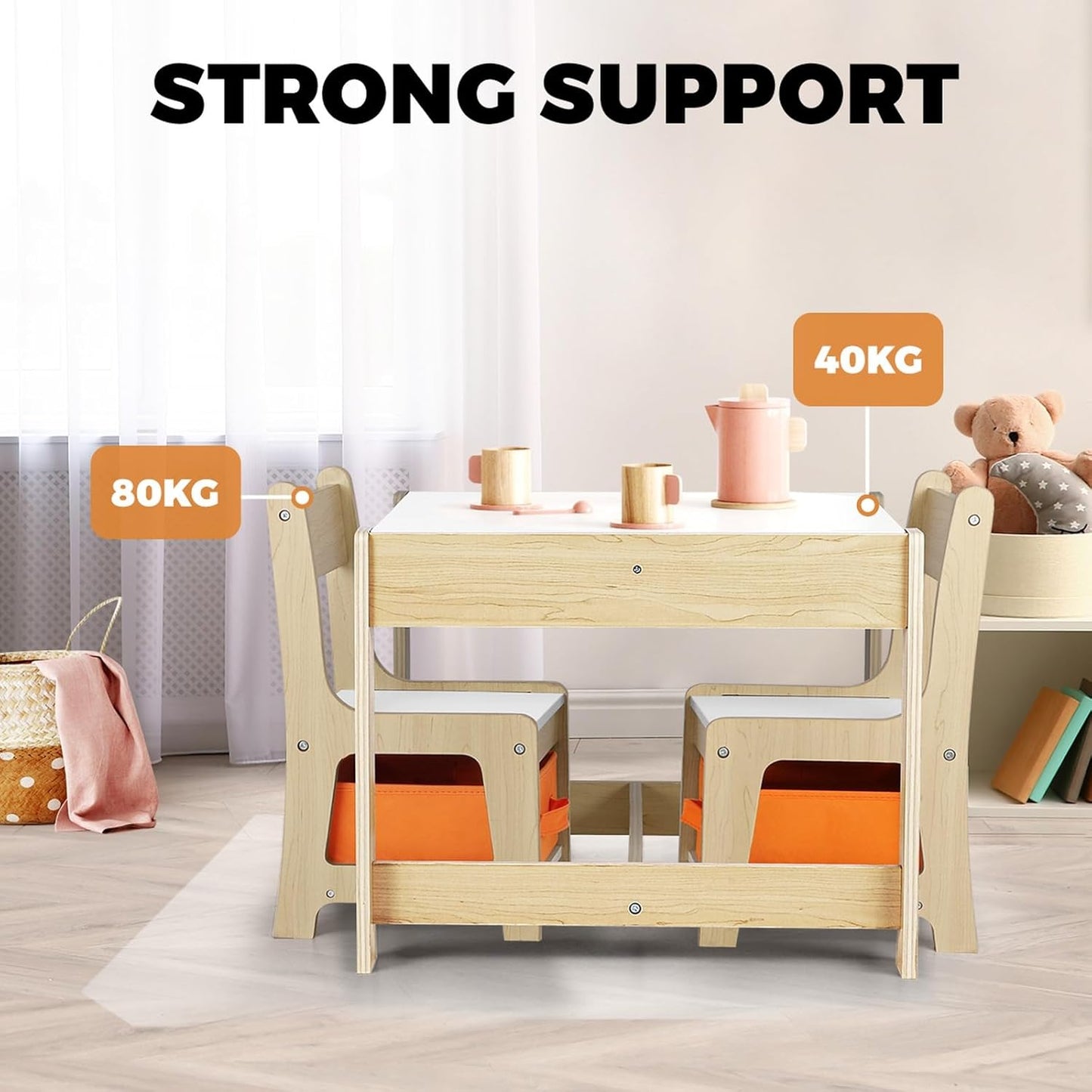 Kids Table With Storage