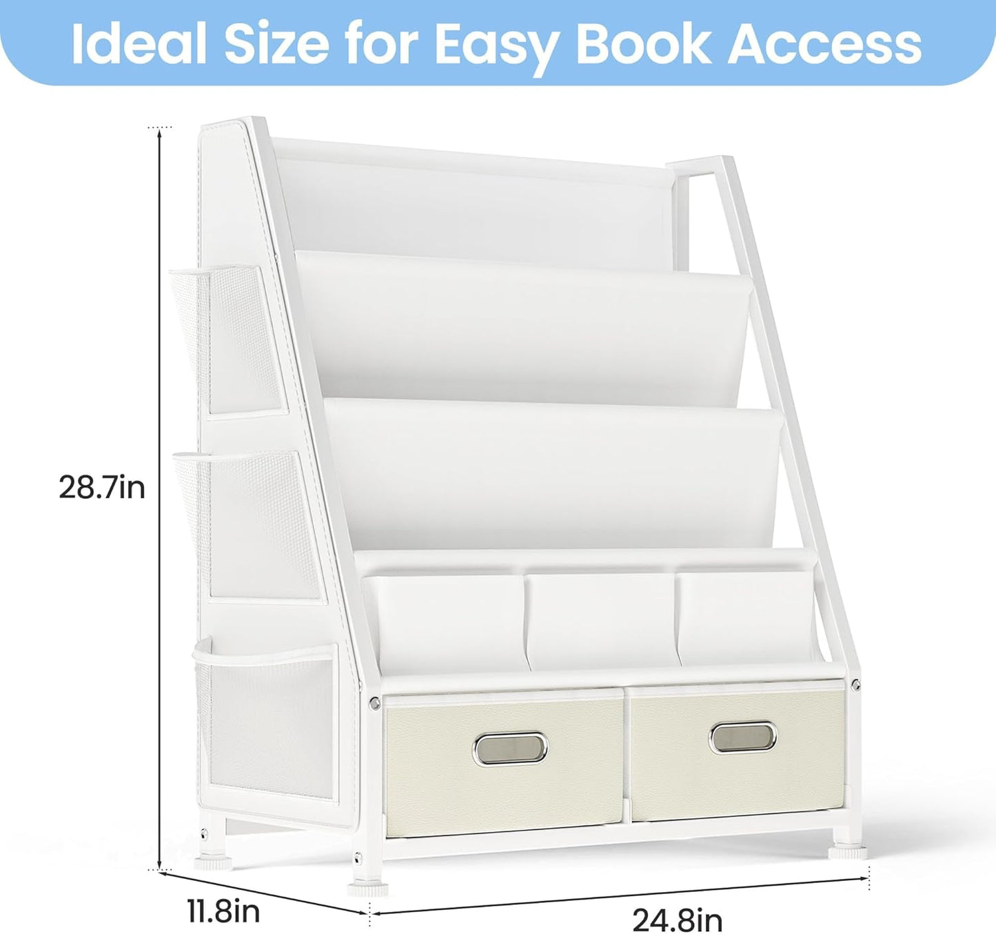 Bookshelf with Toy Storage