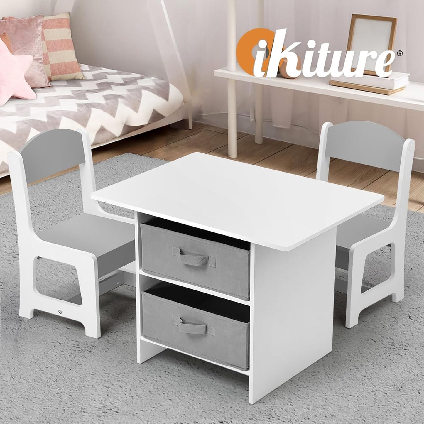 Kids Table With Storage