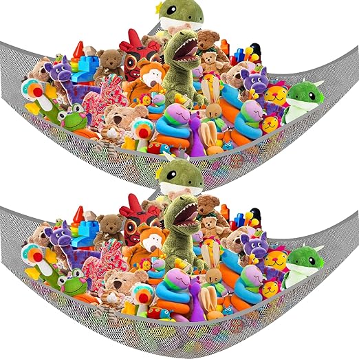 Stuffed Animal Toy Storage Net Hammock Corner