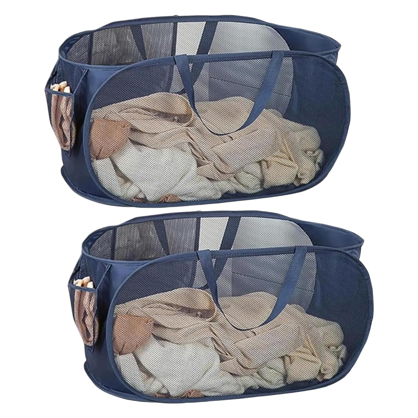 2 Pack Laundry Basket, Pop Up Laundry Hamper