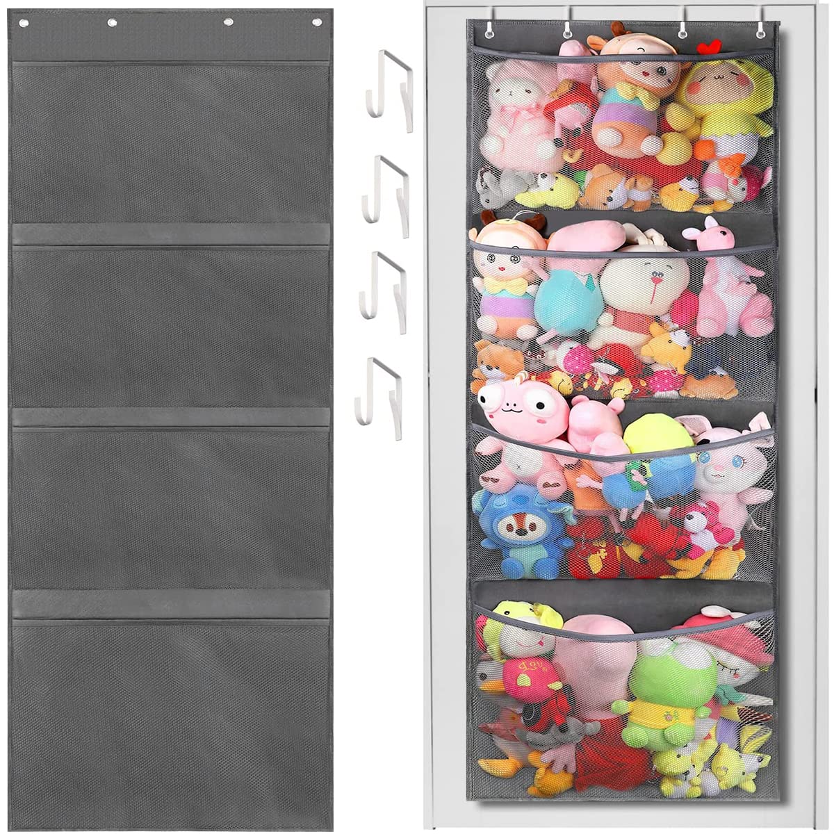 Stuffed Animal Storage Bag Over The Door