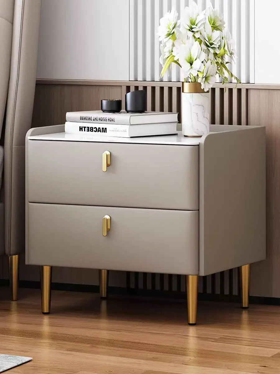 Smart Bedside Table With Wireless Charging, Cooling Drawer