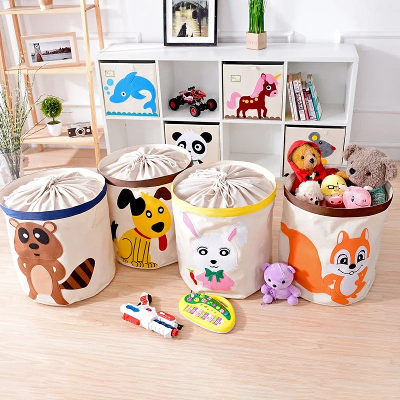 Large Capacity Laundry/Toy Hamper With Lid and Handles