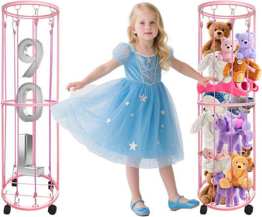 Stuffed Animal Zoo Storage on Wheels