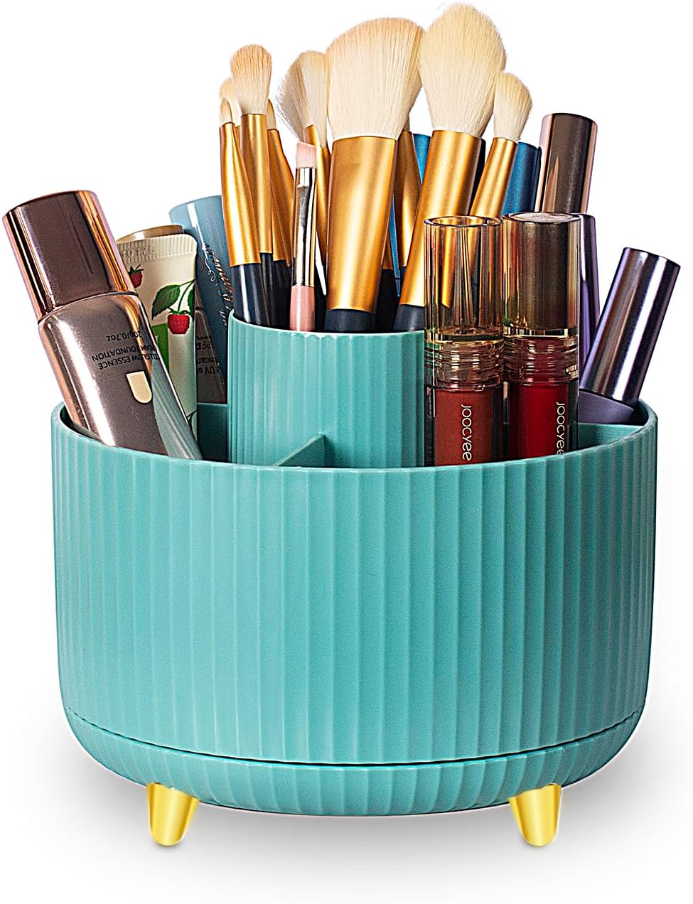 360° Rotating Makeup Brushes & Make Up Organiser