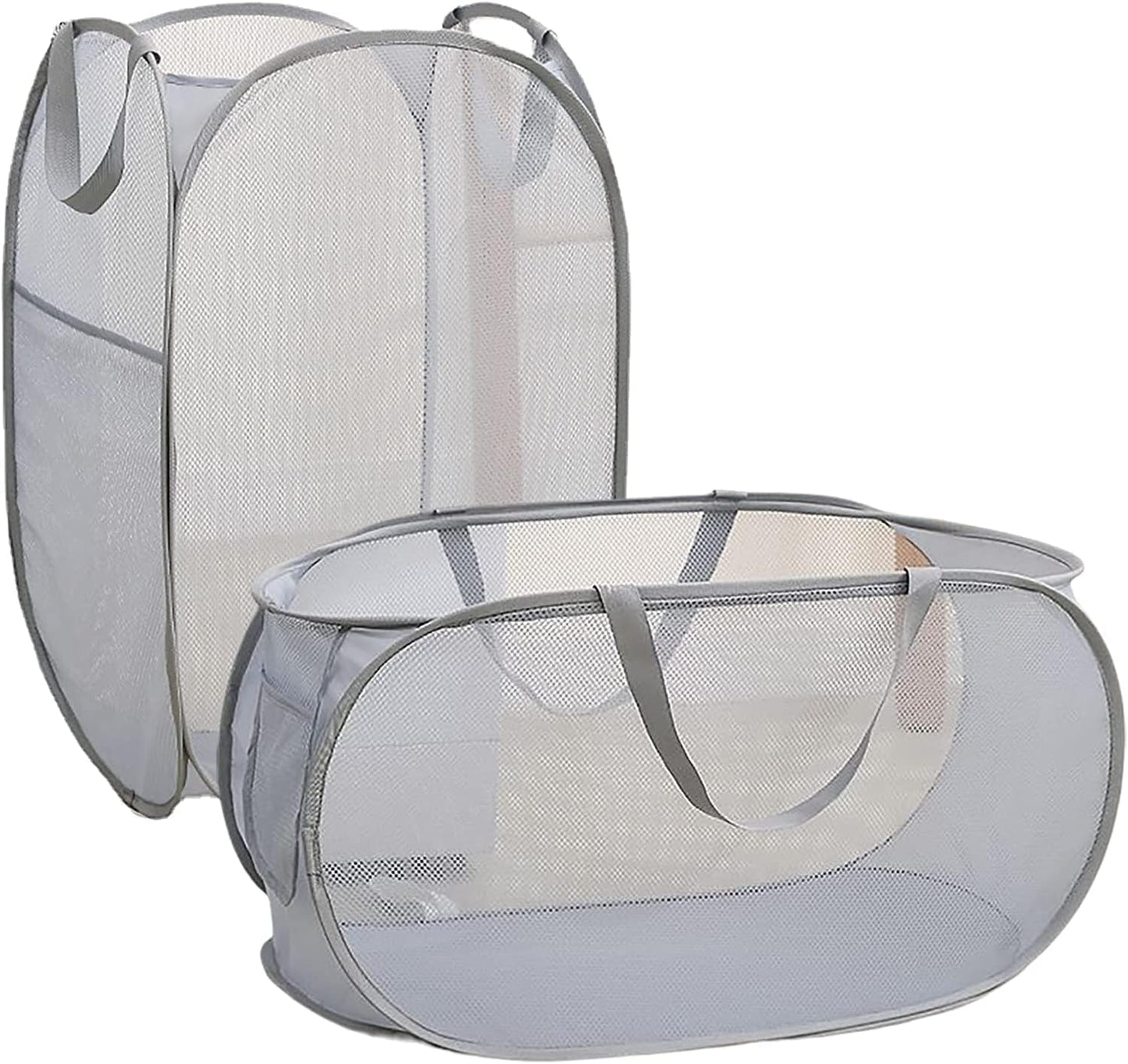 2 Pack Laundry Basket, Pop Up Laundry Hamper