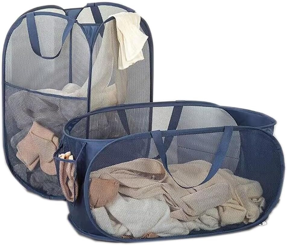 2 Pack Laundry Basket, Pop Up Laundry Hamper