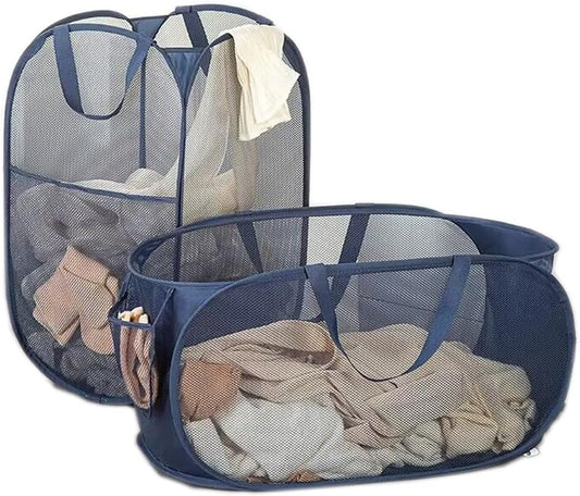 2 Pack Laundry Basket, Pop Up Laundry Hamper
