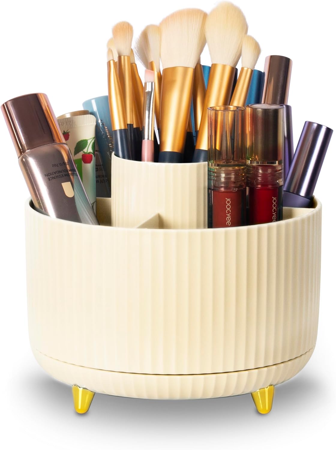 360° Rotating Makeup Brushes & Make Up Organiser