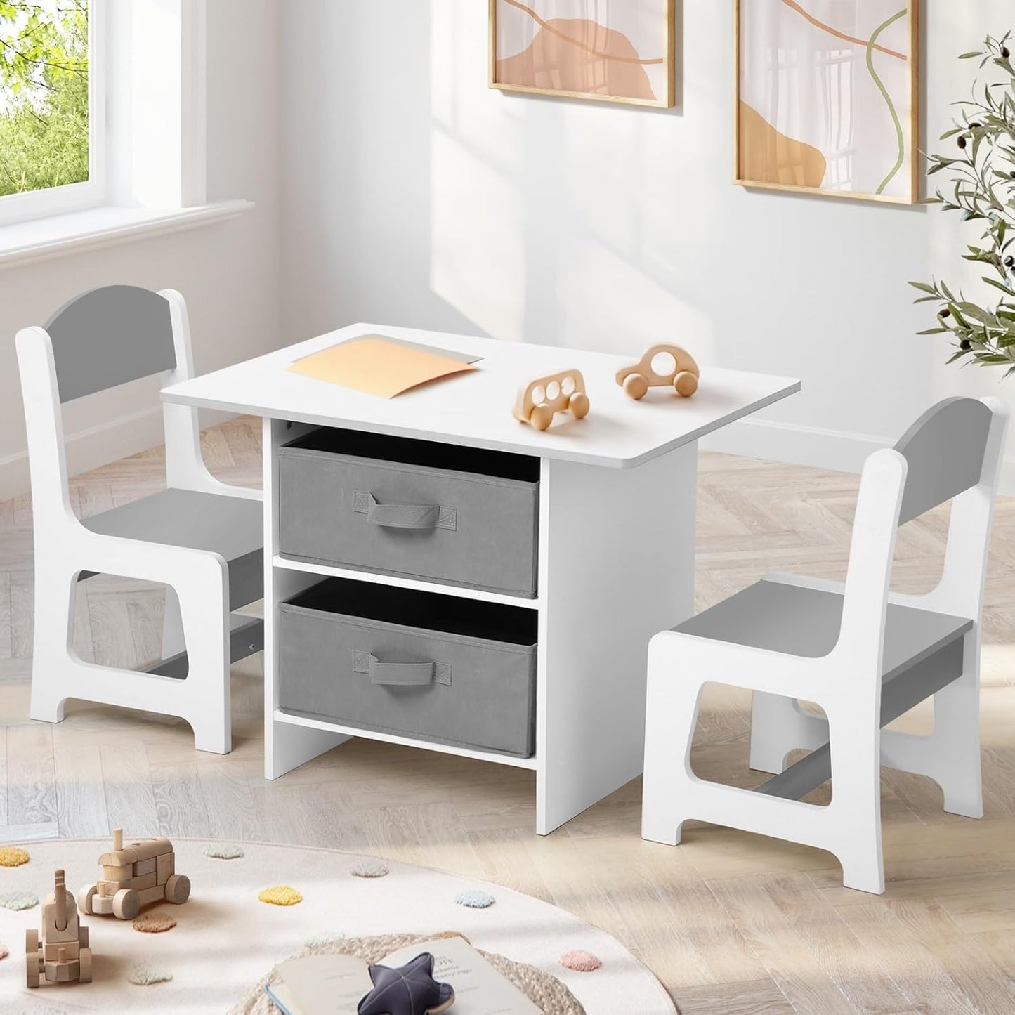 Kids Table With Storage
