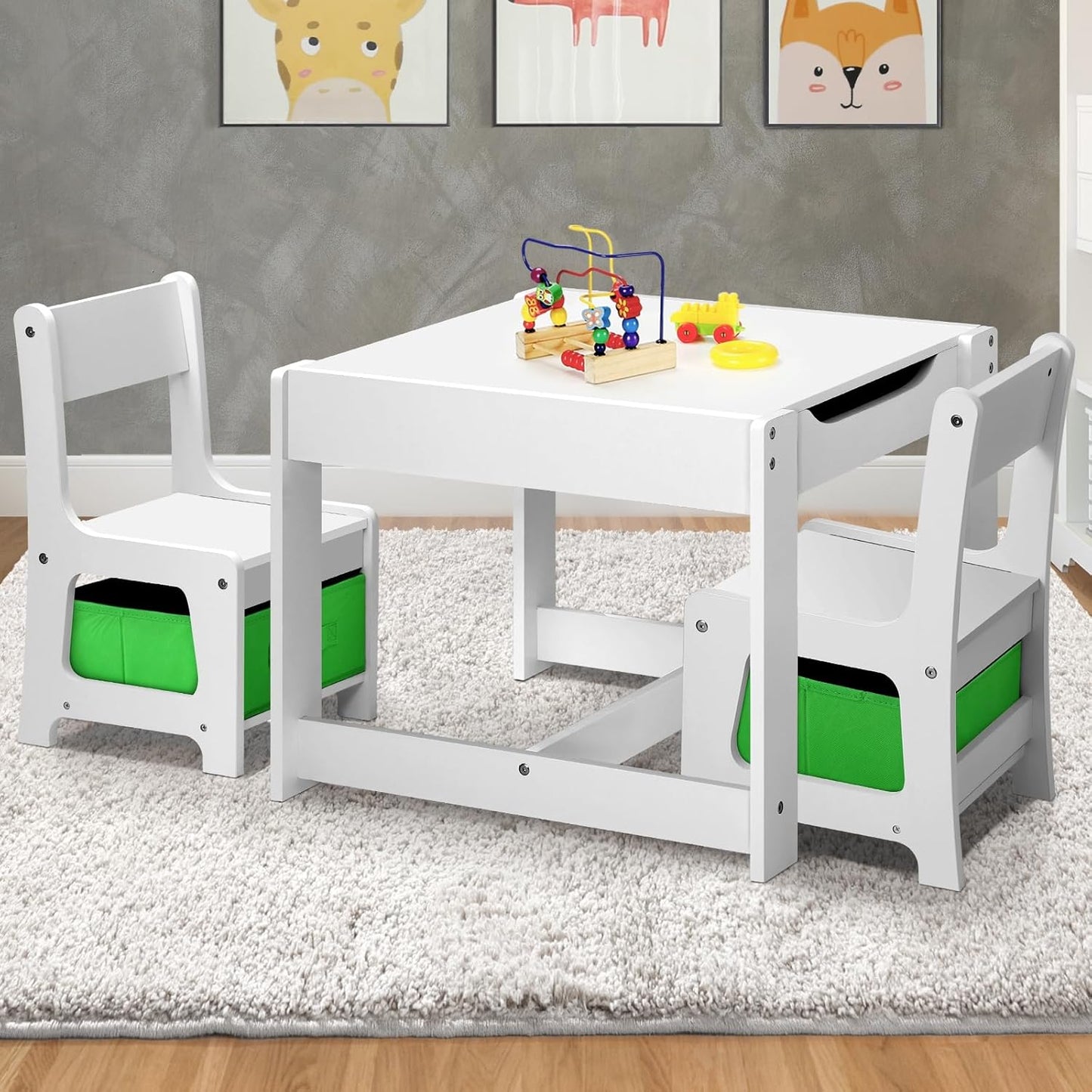 Kids Table With Storage