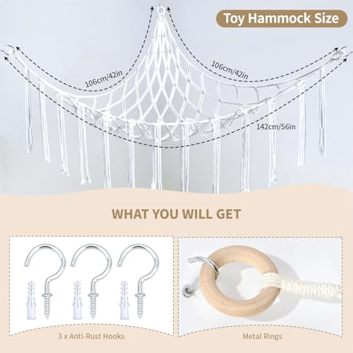 Macrame Toy Storage Net