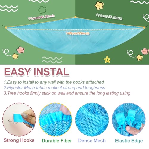 Stuffed Animal Toy Storage Net Hammock Corner