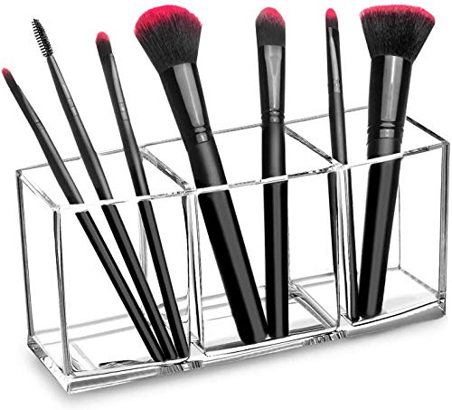 Clear Makeup Brush Holder