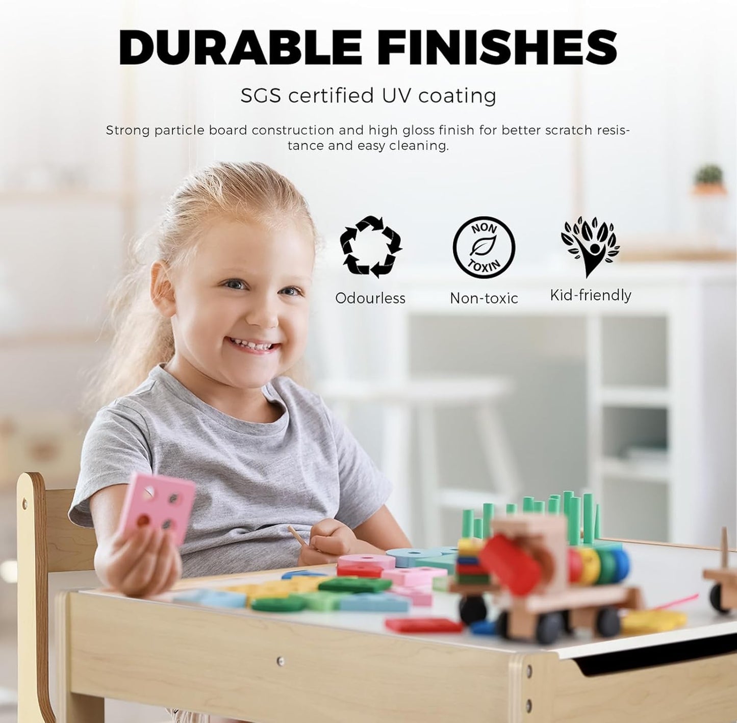Kids Table With Storage