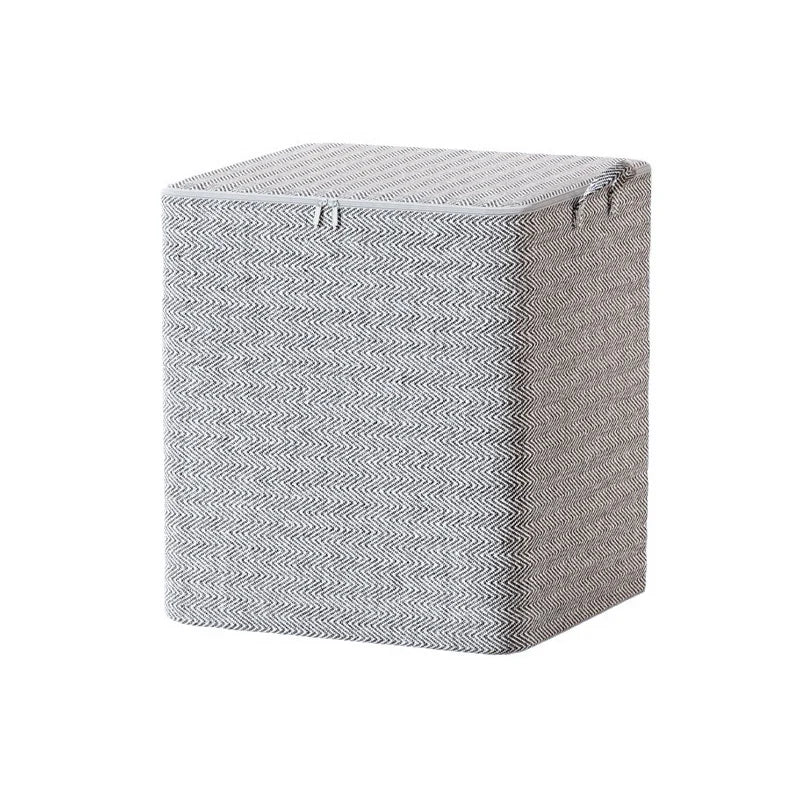 Foldable Blanket Storage Bags Non-woven with Lids and Handle