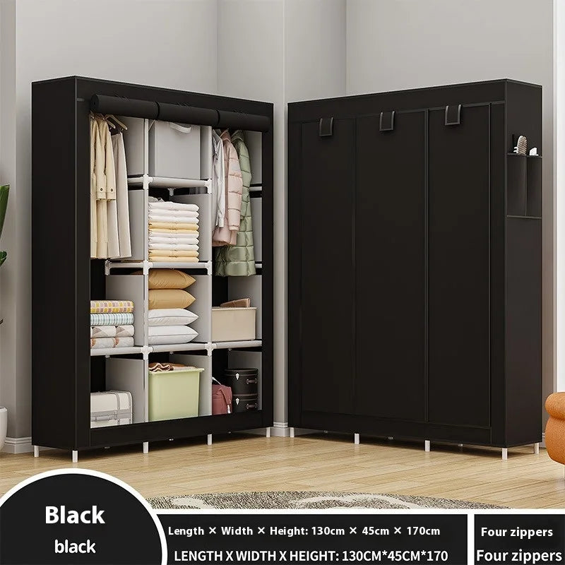 Folding Wardrobe with Steel Frame