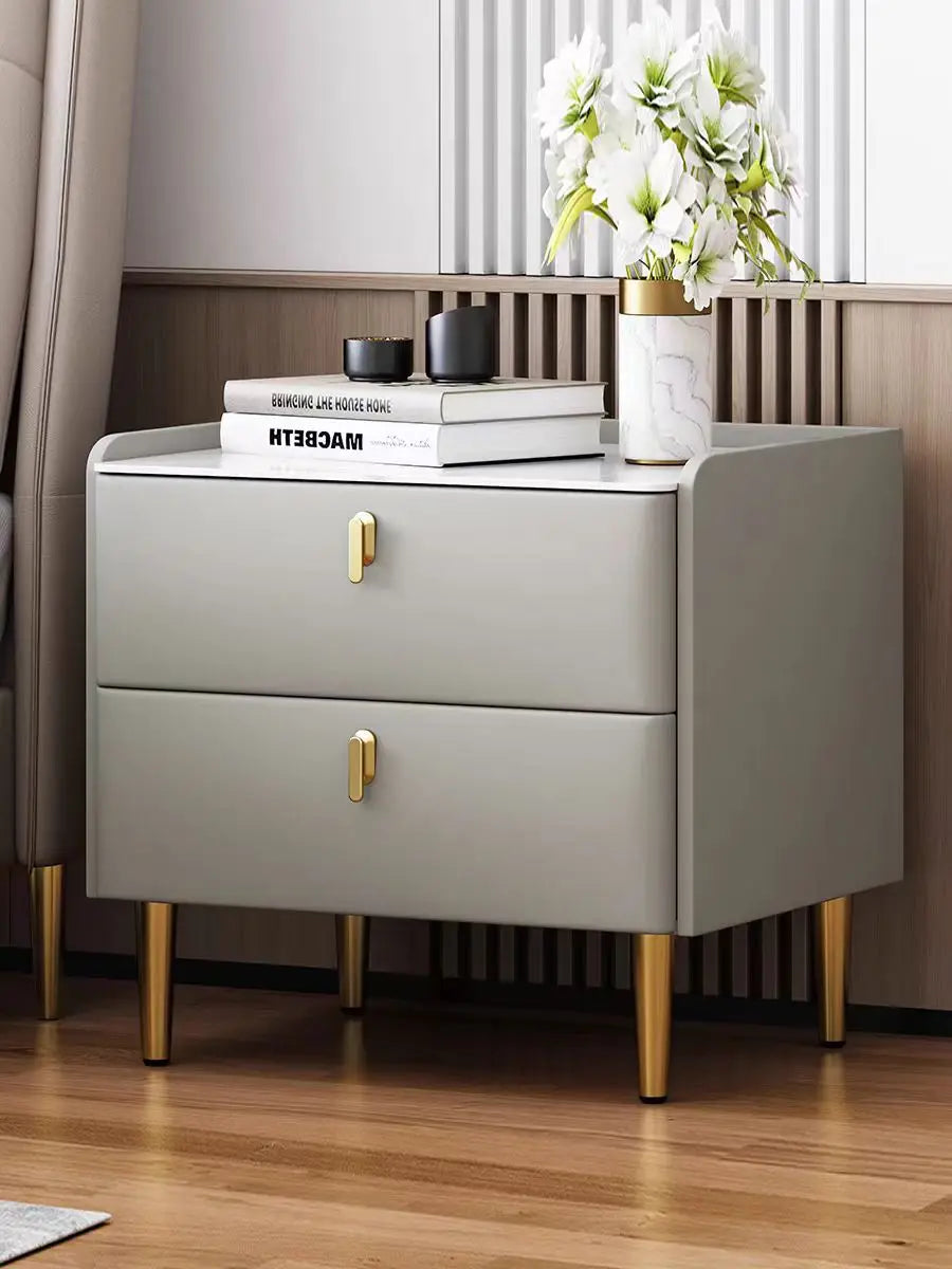 Smart Bedside Table With Wireless Charging, Cooling Drawer