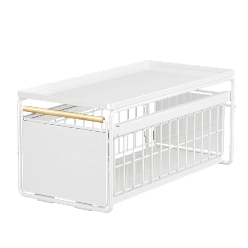 2 Tier Multi-purpose Under Sink Cabinet Organizers and Storage Shelf