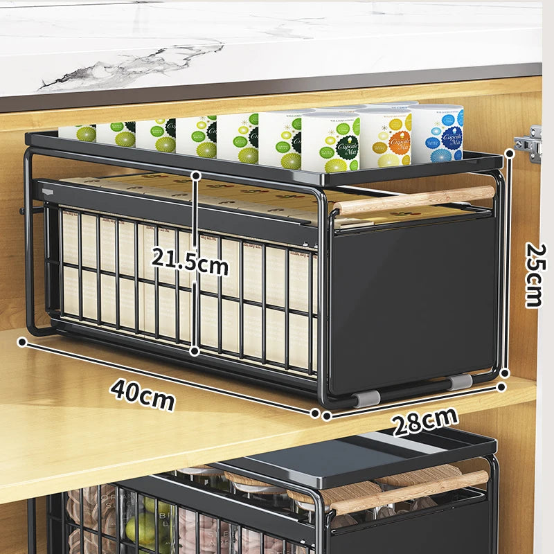 2 Tier Multi-purpose Under Sink Cabinet Organizers and Storage Shelf
