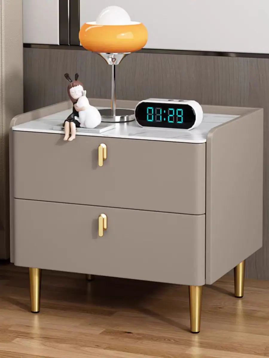 Smart Bedside Table With Wireless Charging, Cooling Drawer