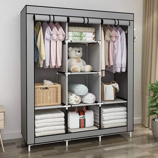Folding Wardrobe with Steel Frame