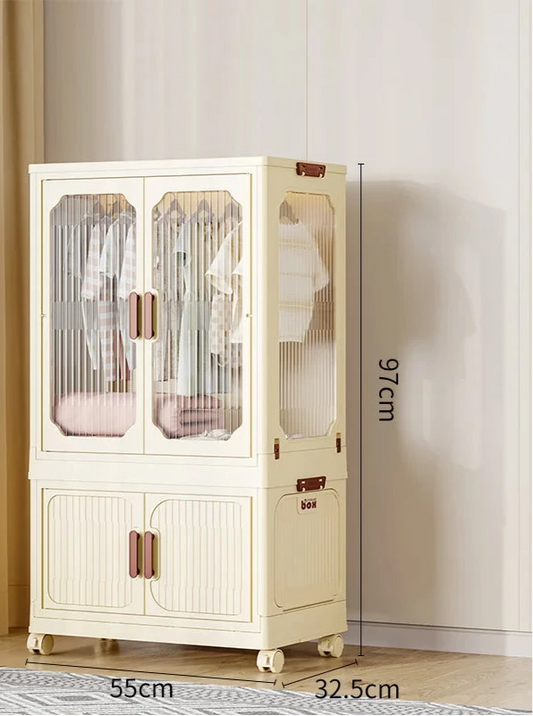 Stackable Storage Containers with Wheels