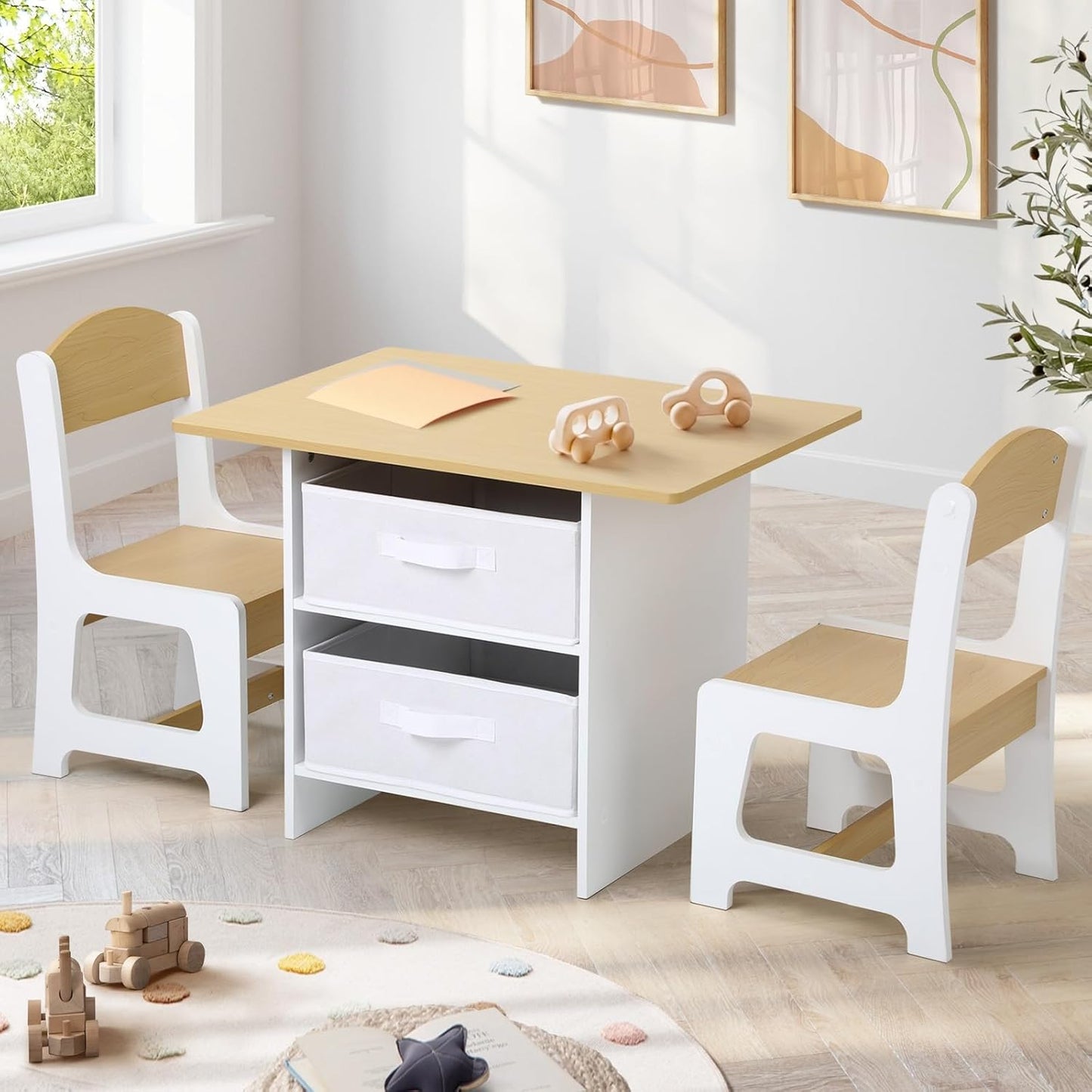 Kids Table With Storage
