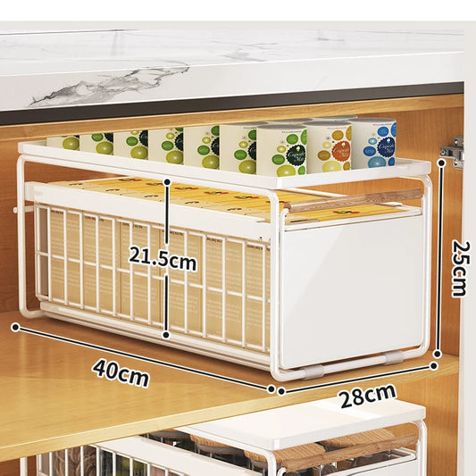 2 Tier Multi-purpose Under Sink Cabinet Organizers and Storage Shelf